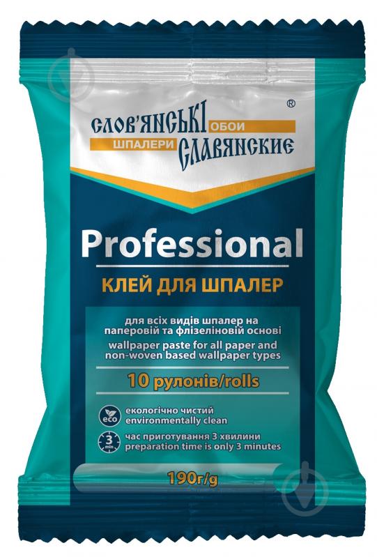 Клей для шпалер Слов'янські шпалери універсальний професійний В4 190 г - фото 1 Клей для шпалер Слов'янські шпалери універсальний професійний В4 190 г - фото 1