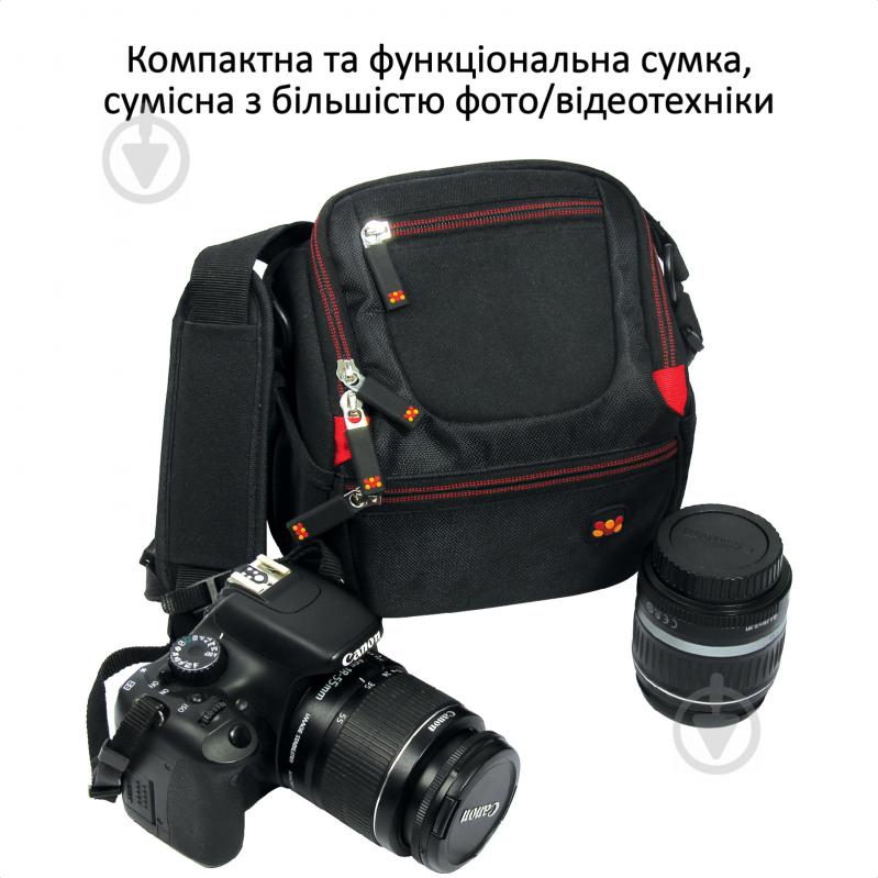 Сумка Promate для фототехники Handypak1-S Black - фото 2