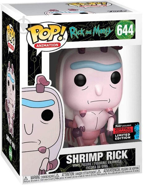 Фигурка Funko POP! Vinyl NYCC Exc Rick & Morty Shrimp Rick (FUN2549112) - фото 2