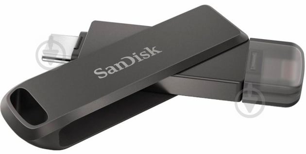 Флеш-память SanDisk iXpand Drive Luxe 64 ГБ USB Type-C Lightning (SDIX70N-064G-GN6NN) - фото 3