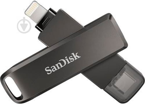 Флеш-память SanDisk iXpand Drive Luxe 64 ГБ USB Type-C Lightning (SDIX70N-064G-GN6NN) - фото 6