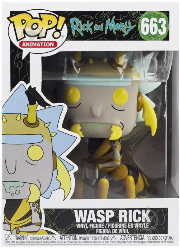 Фигурка Funko POP! Rick & Morty Wasp Rick (FUN2549172) - фото 5