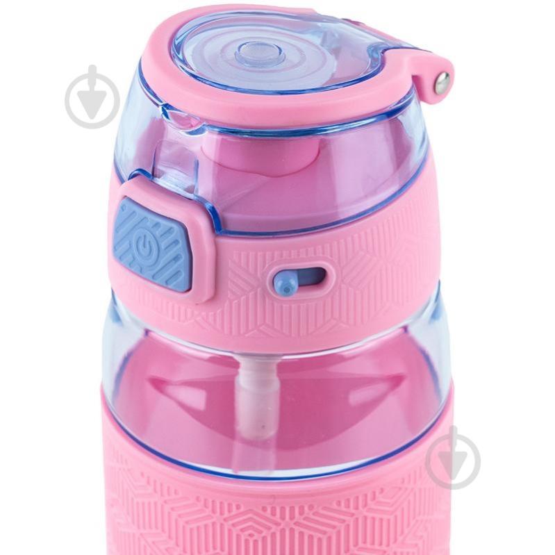 Бутылка для воды KITE K24-1201-3 600 мл розовая - фото 3 Бутылка для воды KITE K24-1201-3 600 мл розовая - фото 3
