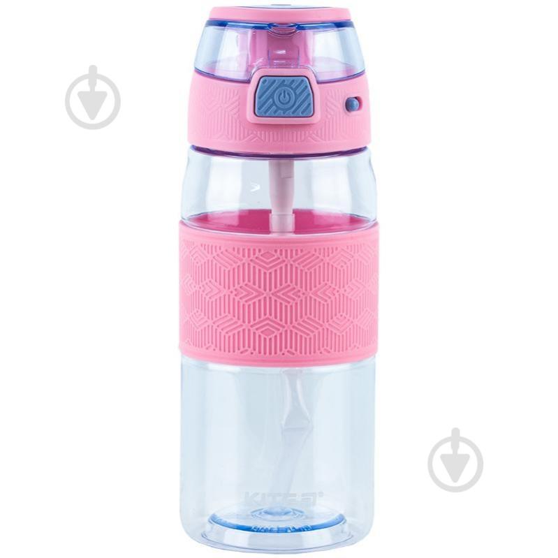Бутылка для воды KITE K24-1201-3 600 мл розовая - фото 1 Бутылка для воды KITE K24-1201-3 600 мл розовая - фото 1