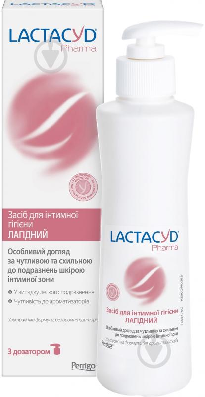 Средство для интимной гигиены Lactacyd Pharma Нежный флакон с дозатором 250 мл - фото 1 Средство для интимной гигиены Lactacyd Pharma Нежный флакон с дозатором 250 мл - фото 1