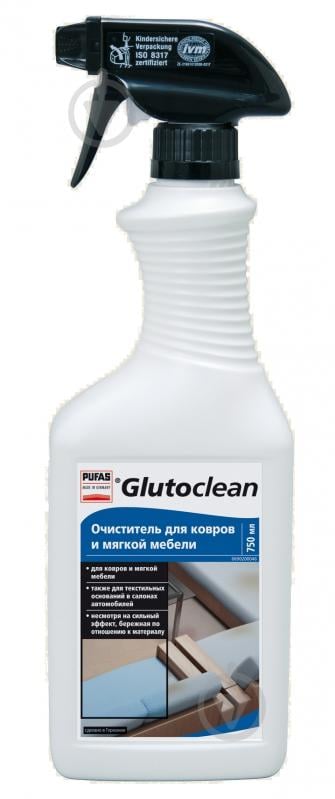 Засіб Glutoclean для чищення килимів та м’яких меблів 6 шт. x 0,75 л - фото 1