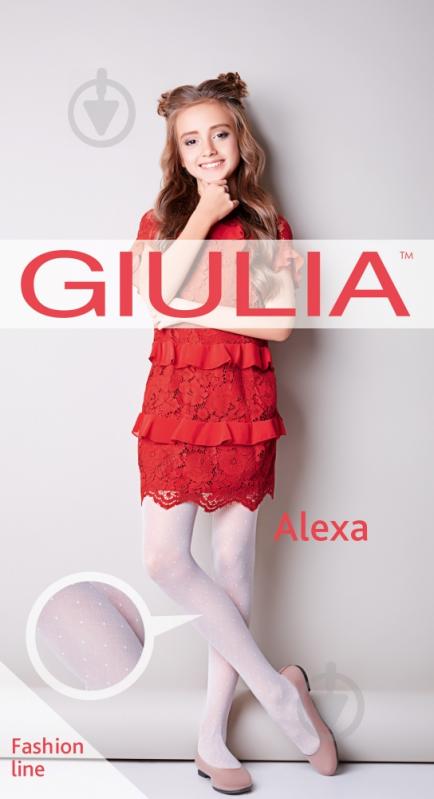 Колготки для дівчаток Giulia ALEXA 40 (1) biancoр.116 білий - фото 1