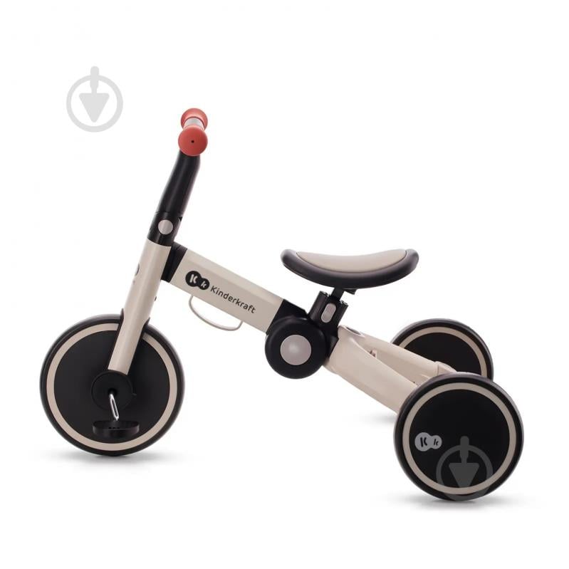 Велосипед дитячий Kinderkraft 3 в 1 4TRIKE Silver Grey сірий KR4TRI22GRY0000 - фото 2