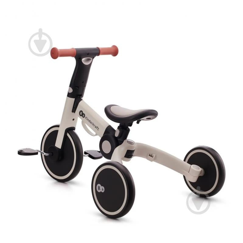 Велосипед дитячий Kinderkraft 3 в 1 4TRIKE Silver Grey сірий KR4TRI22GRY0000 - фото 3