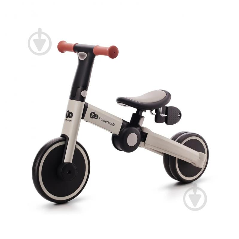 Велосипед дитячий Kinderkraft 3 в 1 4TRIKE Silver Grey сірий KR4TRI22GRY0000 - фото 7