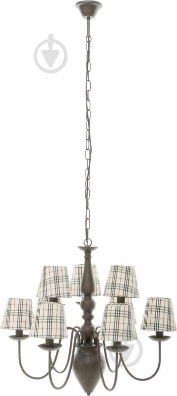 Люстра подвесная Arte Lamp Scotch 9xE14 коричневый - фото 2