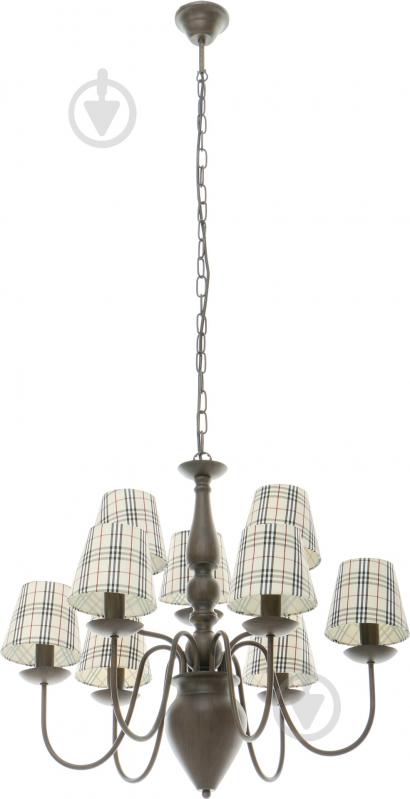 Люстра подвесная Arte Lamp Scotch 9xE14 коричневый - фото 1