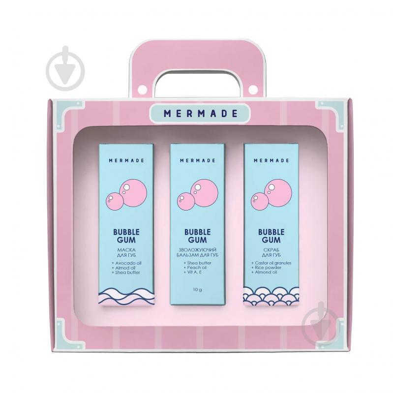 Набір унісекс Mermade Lip Care Set Bubble gum - фото 1