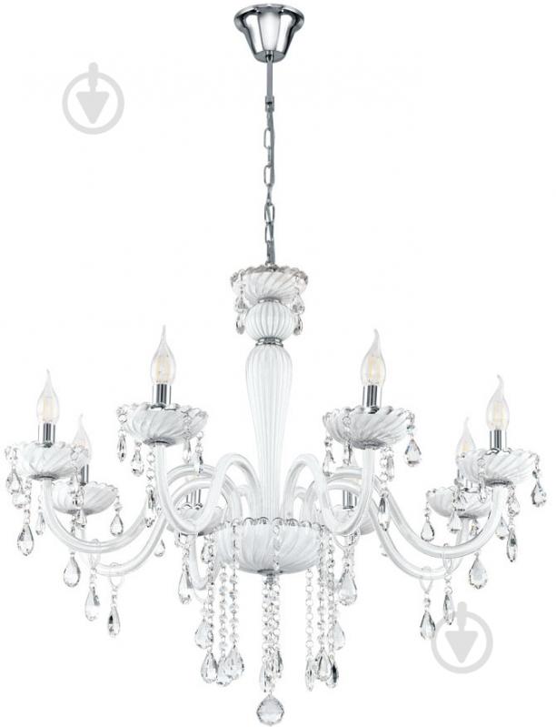 Люстра Eglo Carpento 8xE14 белый 39114 - фото 1