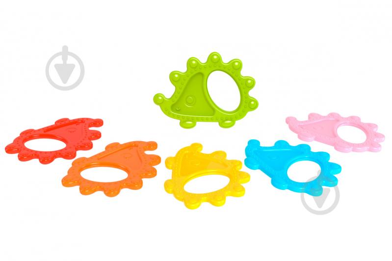Іграшка-прорізувач ТехноК для зубів у вигляді кольорових тваринок 9161 - фото 3