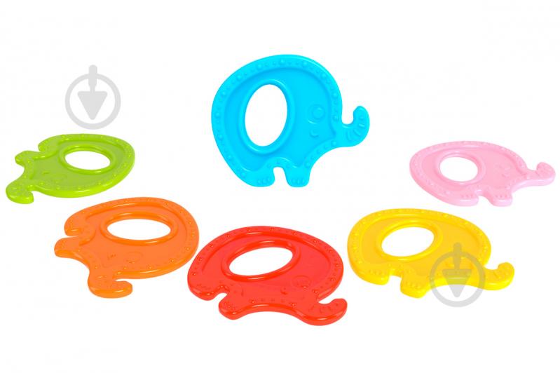 Іграшка-прорізувач ТехноК для зубів у вигляді кольорових тваринок 9161 - фото 4