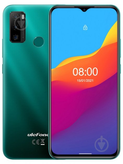 Смартфон Ulefone Note 10 2/32GB aurora green - фото 1