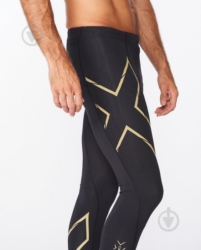 Тайтси 2XU Light Speed Compression Tights 1/1 MA5305b_BLK/GRF р.XL-T чорний - фото 6