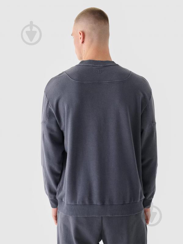 Свитшот 4F SWEATSHIRT M1709 RL9SAW24TSWSM1709-22S р.2XL синий - фото 2