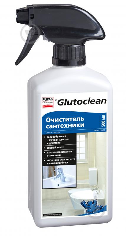 Засіб Glutoclean для сантехніки 6 шт. x 0,5 л - фото 1