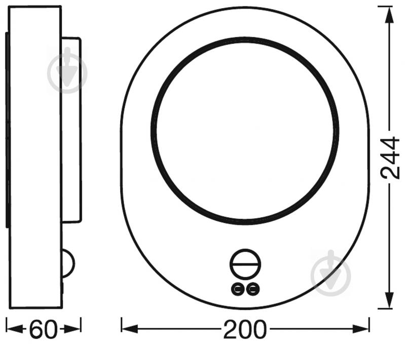 Подсветка для фасадов и ступенек Ledvance LED ENDURA STYLE 1x8 Вт стальной DISC WALL 8W SEN ST - фото 4