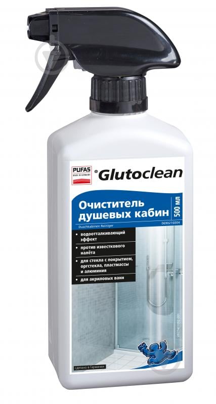 Средство Glutoclean для душевых кабин 6 шт. x 0,5 л - фото 1