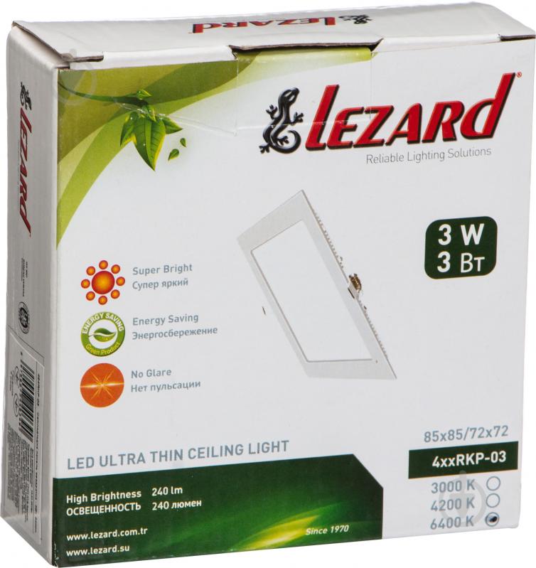 Светильник точечный Lezard LED 6400 К белый 464RKP-03 - фото 4