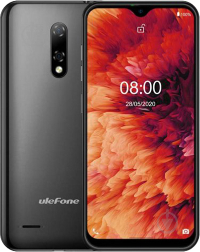 Смартфон Ulefone Note 8 2/16GB black - фото 1