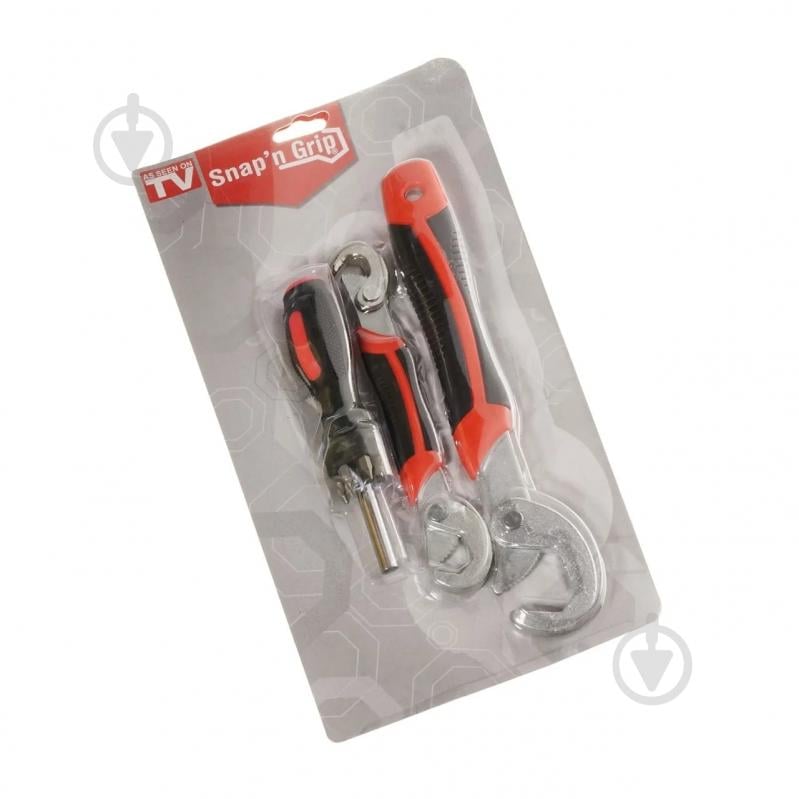 Набір ручного інструменту Supretto Snap N Grip 9 шт. 4538 - фото 5 Набір ручного інструменту Supretto Snap N Grip 9 шт. 4538 - фото 5