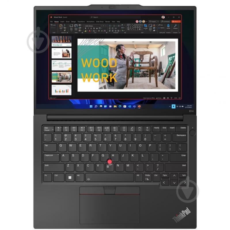 Ноутбук Lenovo ThinkPad E14 Gen 5 14" (21JR0034RA) graphite black - фото 4