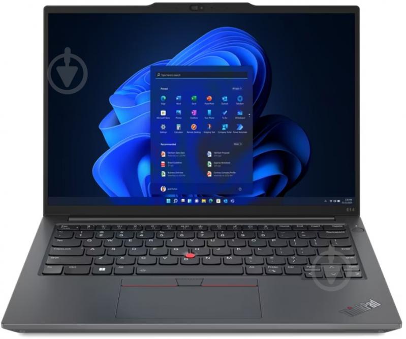 Ноутбук Lenovo ThinkPad E14 Gen 5 14" (21JR0034RA) graphite black - фото 1