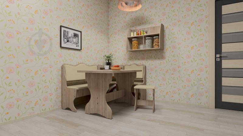УЦЕНКА! Уголок кухонный Компанит Дакар бук серый - фото 3 УЦЕНКА! Уголок кухонный Компанит Дакар бук серый - фото 3