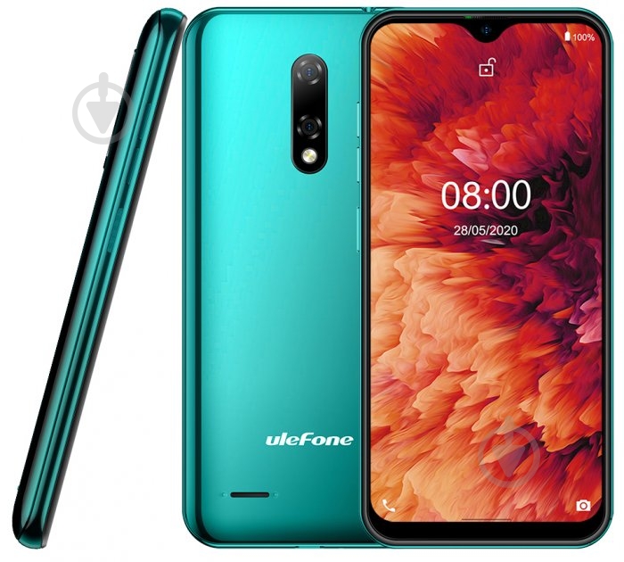 Смартфон Ulefone Note 8P 2/16GB midnight green - фото 3