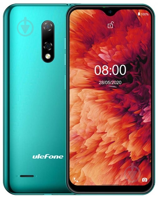 Смартфон Ulefone Note 8P 2/16GB midnight green - фото 1