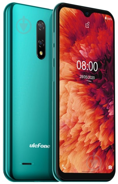 Смартфон Ulefone Note 8P 2/16GB midnight green - фото 2