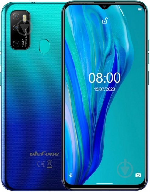 Смартфон Ulefone Note 9P 4/64GB aurora blue - фото 1 Смартфон Ulefone Note 9P 4/64GB aurora blue - фото 1