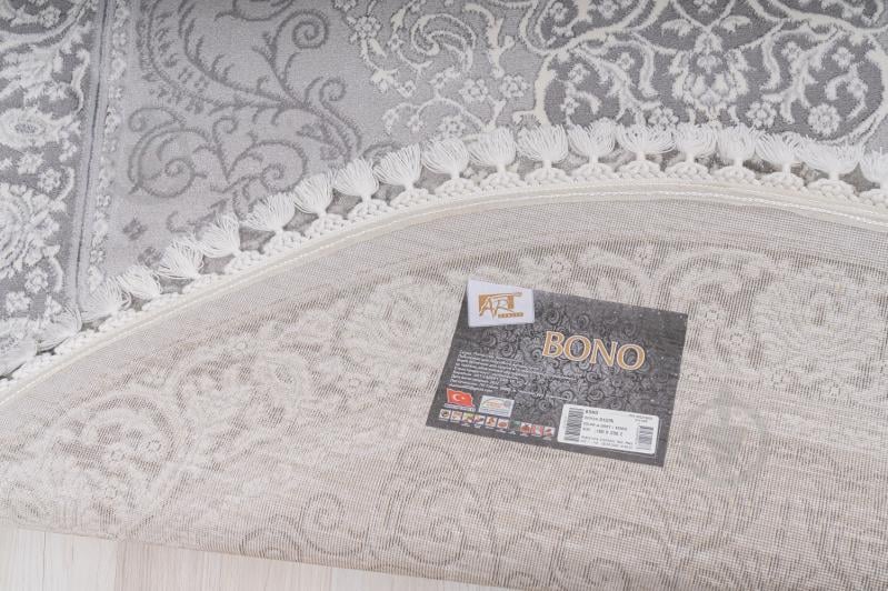 Килим Art Carpet BONO 137 P56 gray О 200x290 см - фото 5