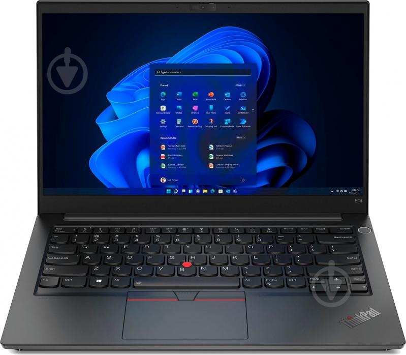 Ноутбук Lenovo ThinkPad E14 Gen 5 14" (21JR0035RA) graphite black - фото 2