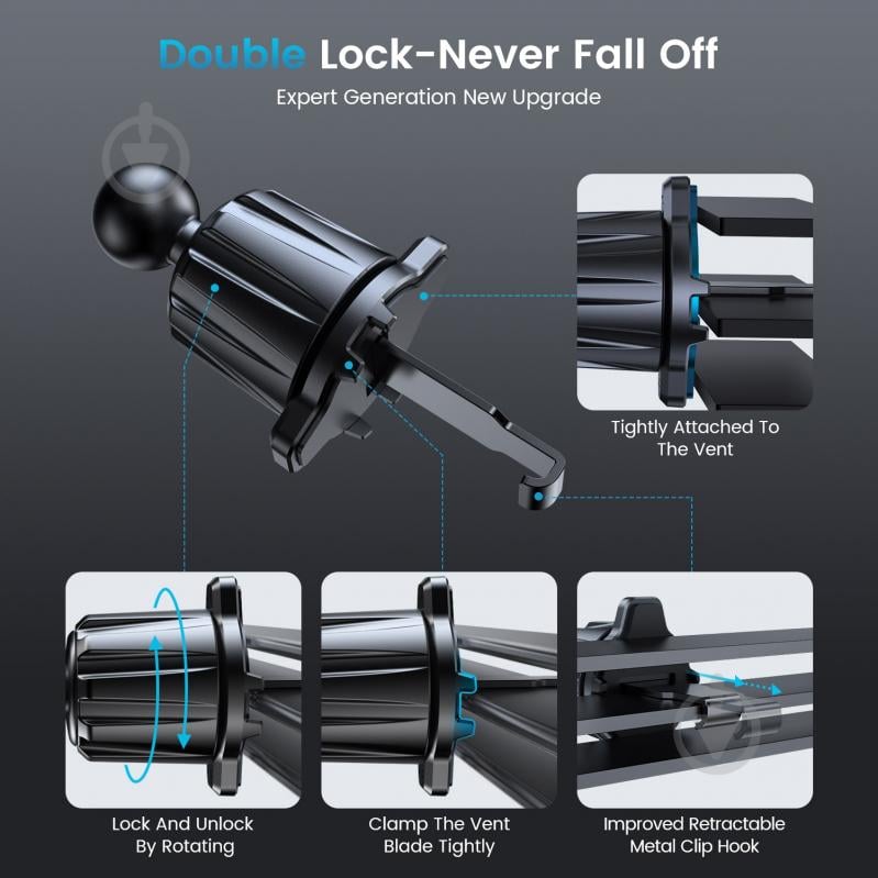 Держатель магнитный Auto Assistance AA-M10 черный - фото 8 Держатель магнитный Auto Assistance AA-M10 черный - фото 8