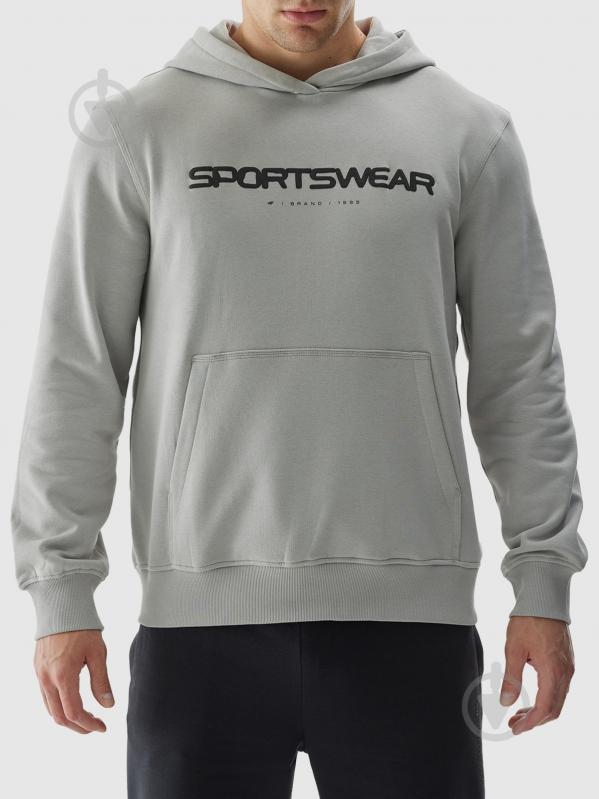 Джемпер 4F SWEATSHIRT M1259 4FWAW24TSWSM1259-25S р.2XL серый - фото 1