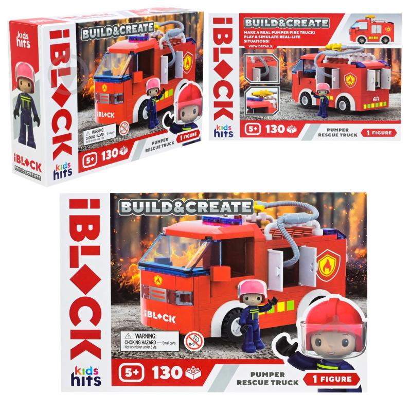 Конструктор Iblock FIRE 130 дет. KH43/001/3 - фото 1