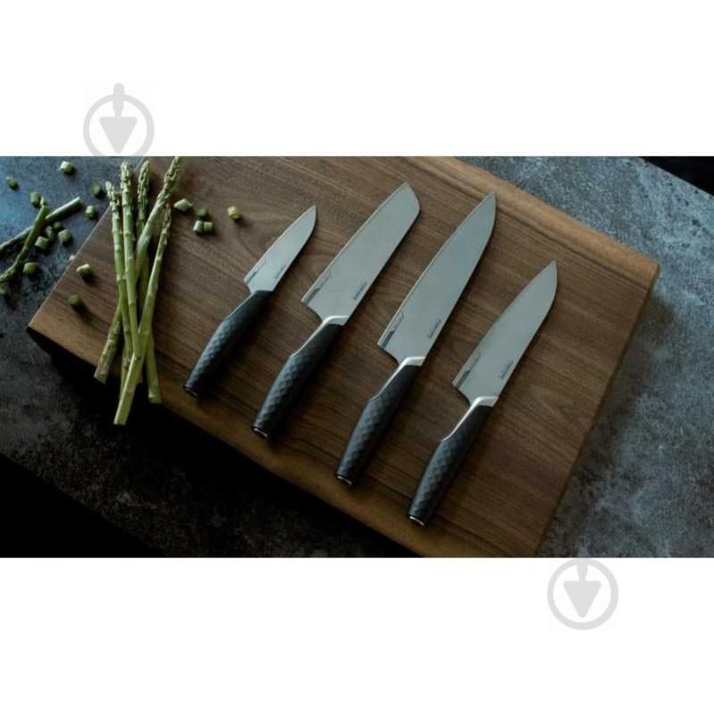 Ніж азійський Titanium Santoku 20 см 1027295 Fiskars - фото 3