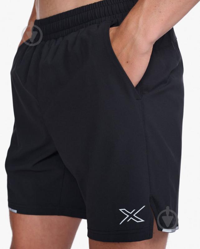 Шорты 2XU Aero 7 Inch Shorts MR6904b_BLK/SRF р. 2XL черный - фото 5