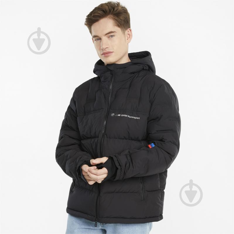 Куртка мужская Puma BMW MMS Down Jacket 53113401 р.M черная - фото 1