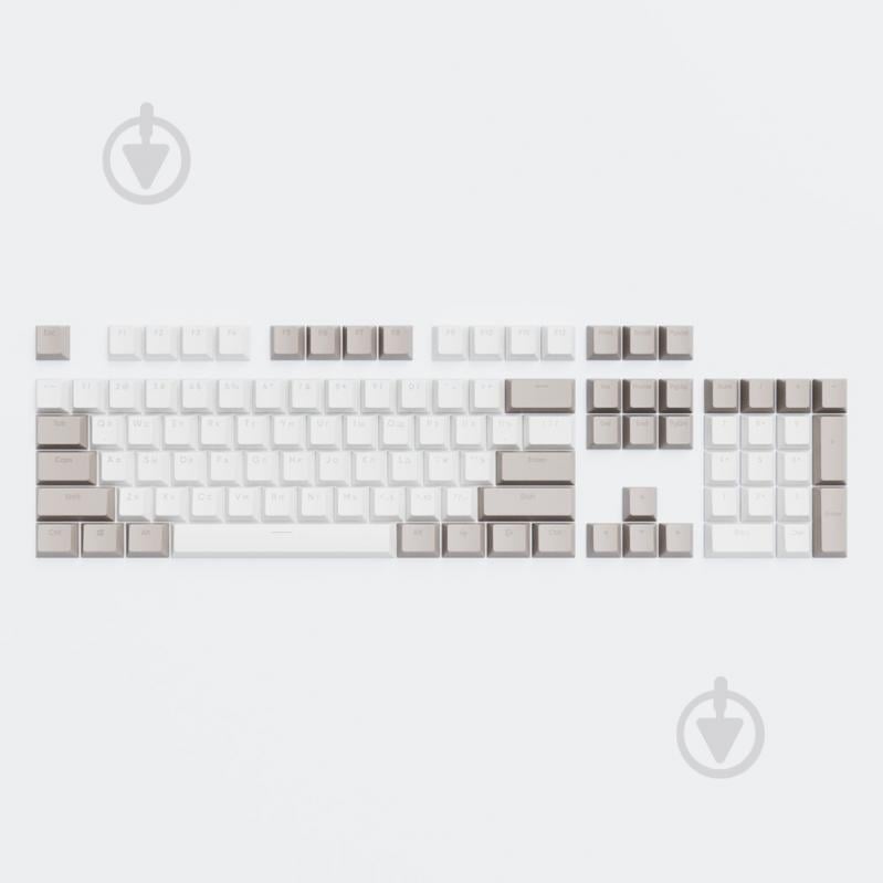 Набор кейкапов Dark Project DARK PROJECT Keycaps PBT Dark Project KS-48 (DP-KS-0048) серо-белые (DP-KS-0048) - фото 2