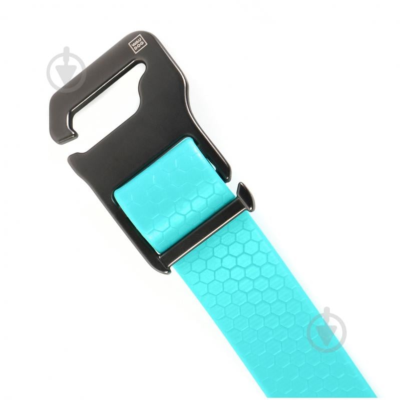 Ошейник WAUDOG Waterproof водостойкий 2х25-50 см ментоловый (светится в темноте) - фото 2
