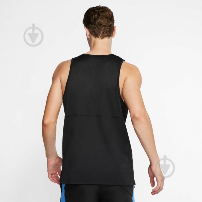 Майка Nike M NK BREATHE RUN TANK CJ5388-010 р.S черный - фото 4