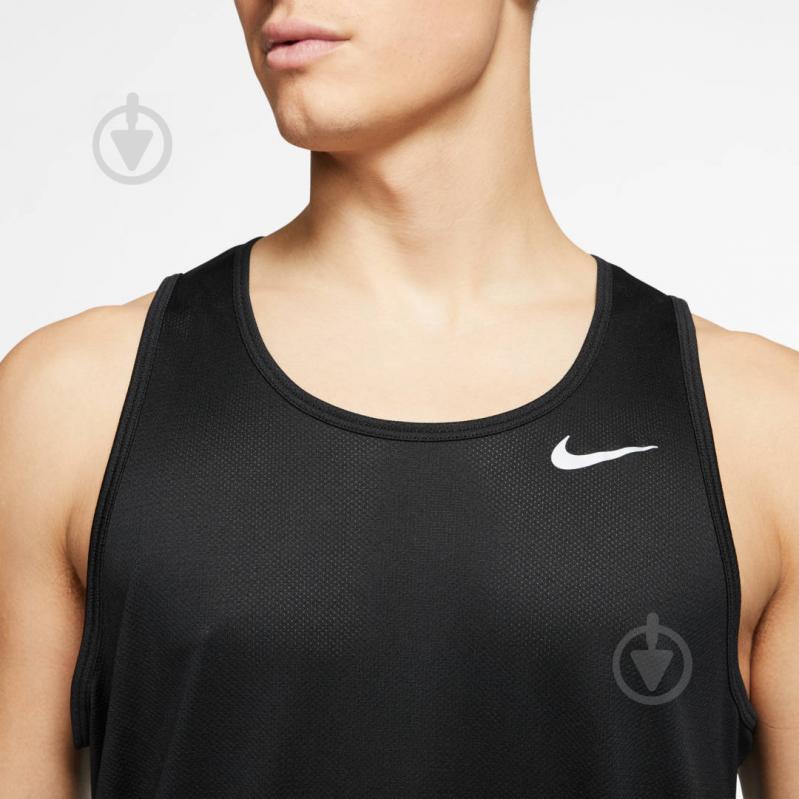 Майка Nike M NK BREATHE RUN TANK CJ5388-010 р.S черный - фото 5