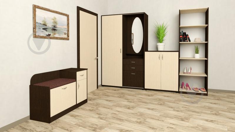 УЦЕНКА! Шкаф Компанит КШ-1 орех - фото 2