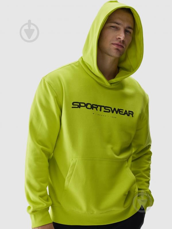 Джемпер 4F SWEATSHIRT M1259 4FWAW24TSWSM1259-45S р.2XL салатовый - фото 2